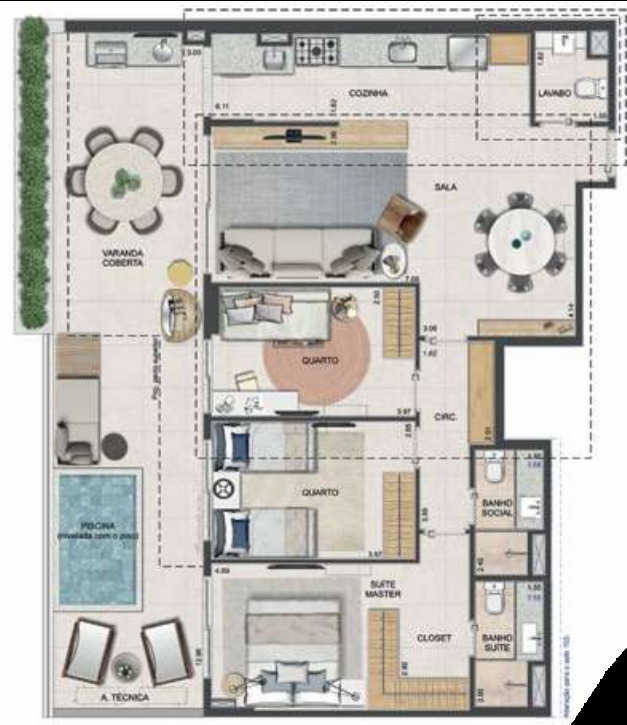 Apartamento à venda com 4 quartos, 132m² - Foto 26