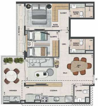 Apartamento à venda com 4 quartos, 132m² - Foto 35