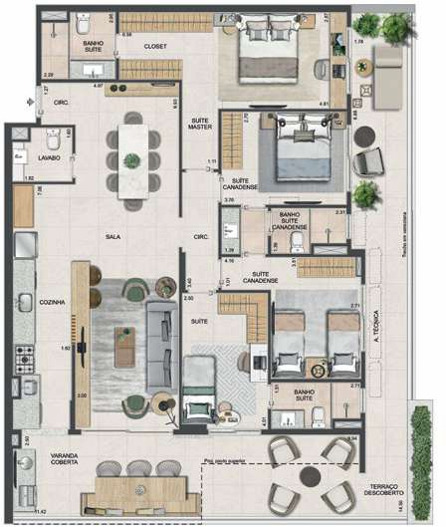 Apartamento à venda com 4 quartos, 132m² - Foto 28