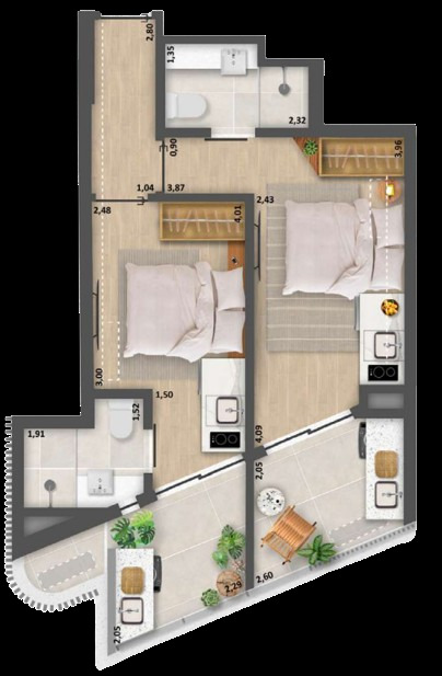 Apartamento à venda com 3 quartos, 92m² - Foto 15