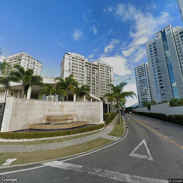 Imagem estática do "Street View" da localização