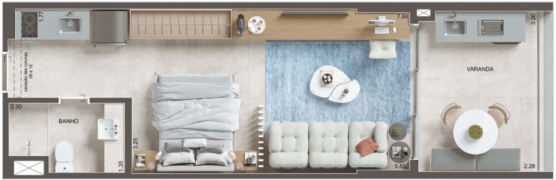 Apartamento, 1 quarto, 109 m² - Foto 31