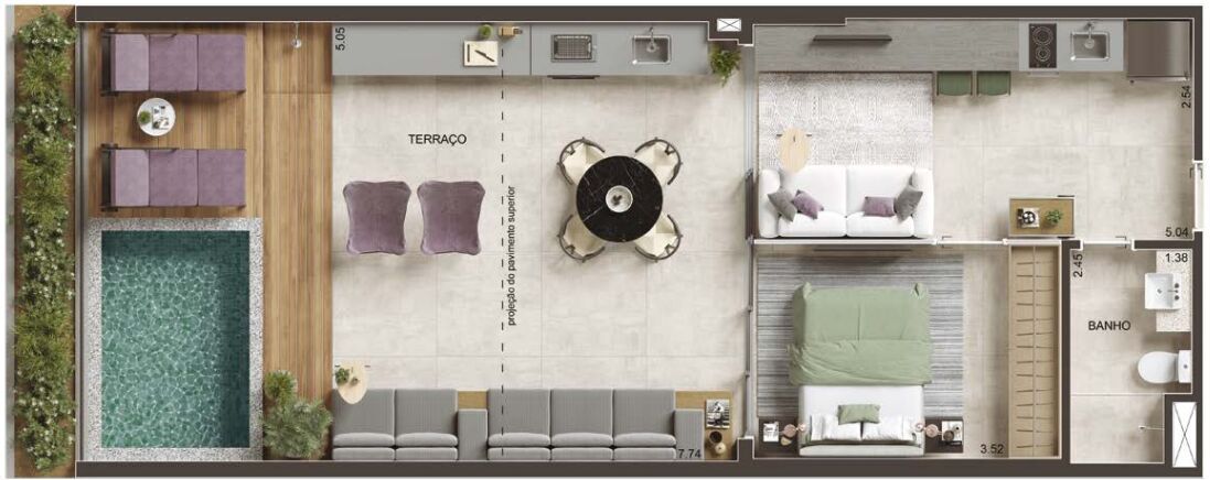 Apartamento, 1 quarto, 109 m² - Foto 32