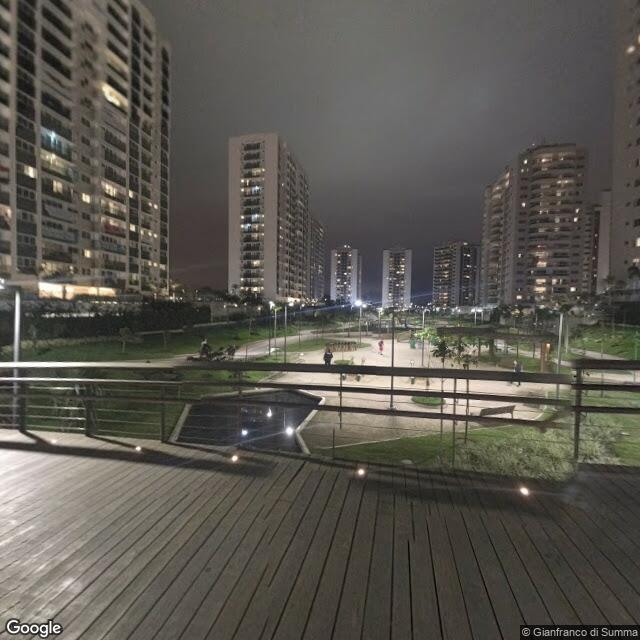 Imagem estática do "Street View" da localização