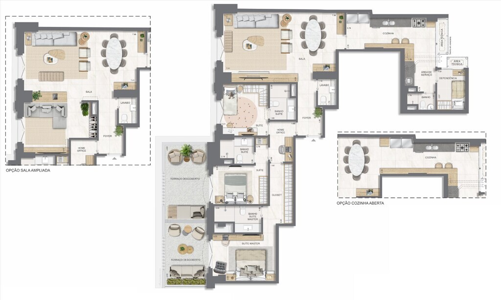 Apartamento à venda com 3 quartos, 177m² - Foto 59