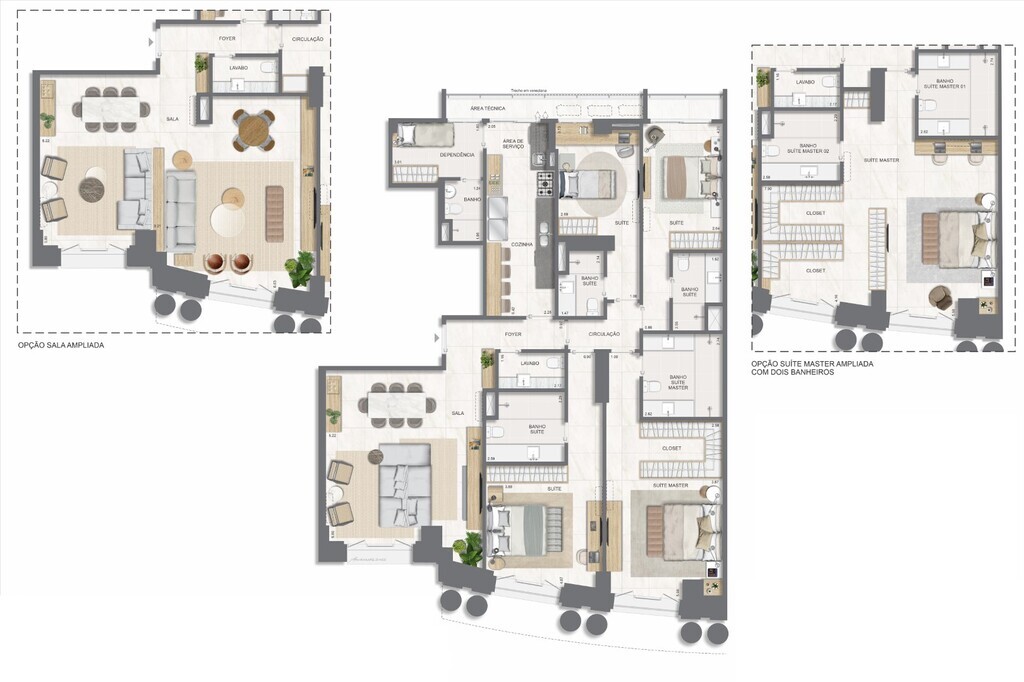 Apartamento à venda com 3 quartos, 177m² - Foto 71