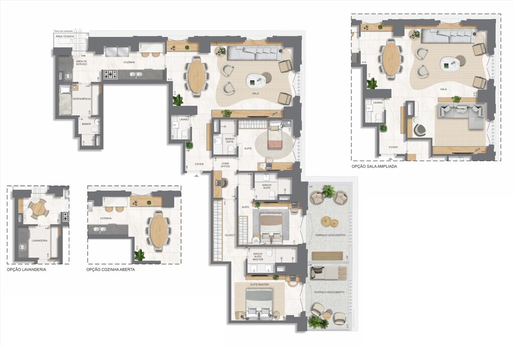 Apartamento à venda com 3 quartos, 177m² - Foto 61