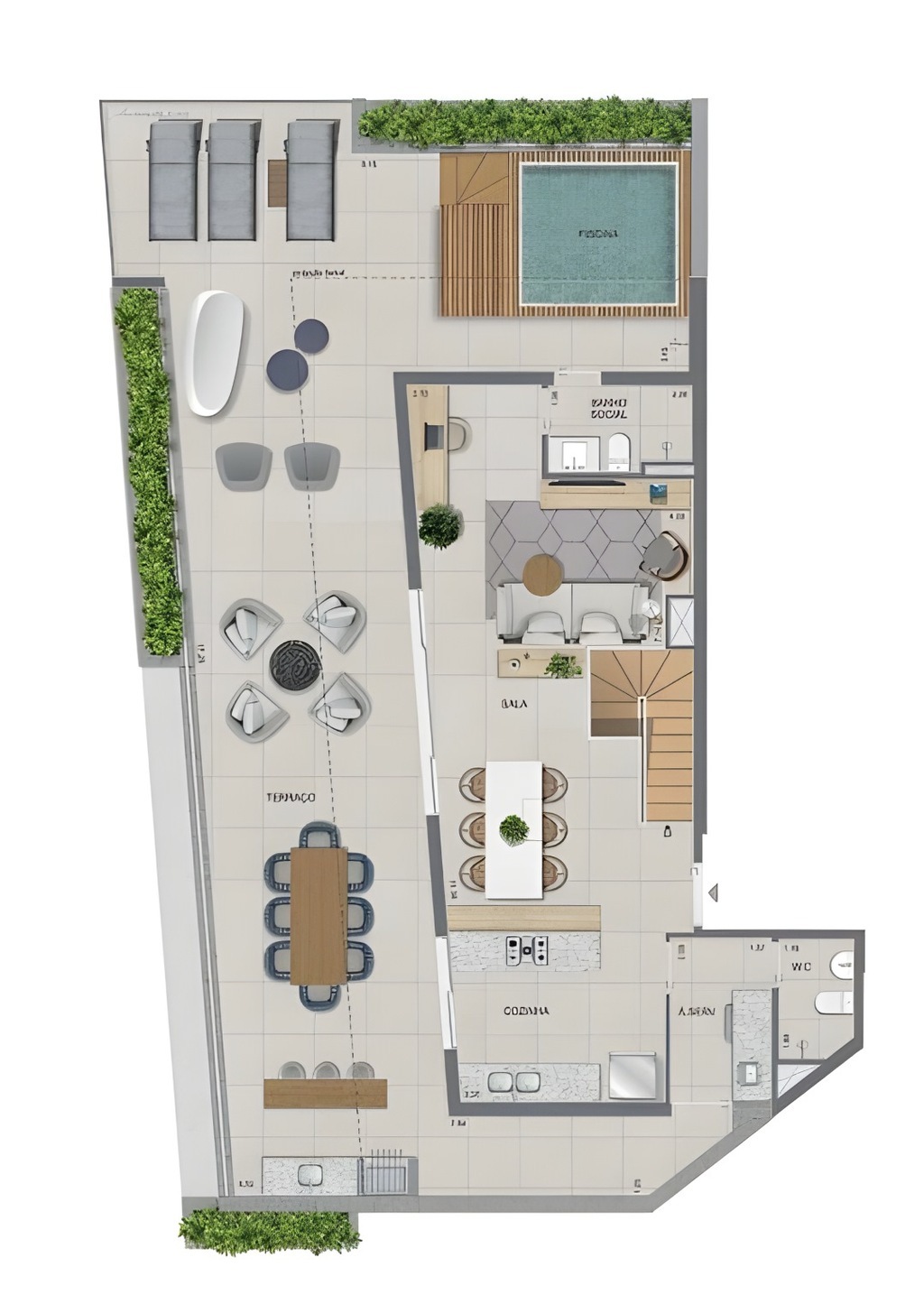 Apartamento à venda com 3 quartos, 125m² - Foto 47