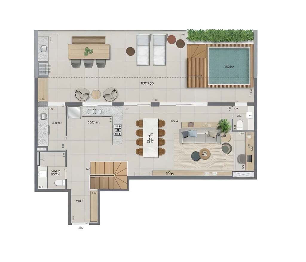 Apartamento à venda com 3 quartos, 125m² - Foto 44