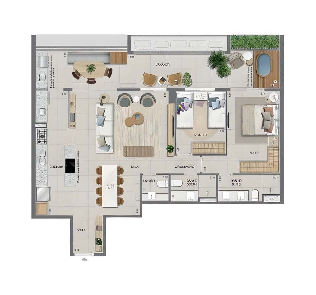 Apartamento à venda com 3 quartos, 125m² - Foto 33