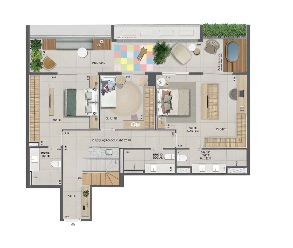 Apartamento à venda com 3 quartos, 125m² - Foto 42