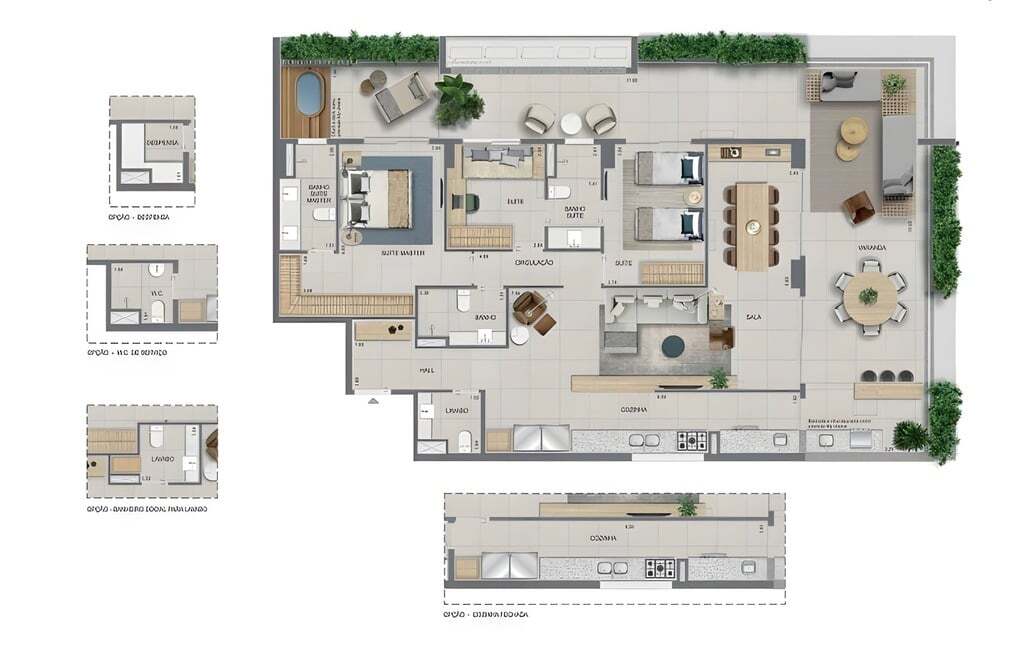 Apartamento à venda com 3 quartos, 125m² - Foto 39