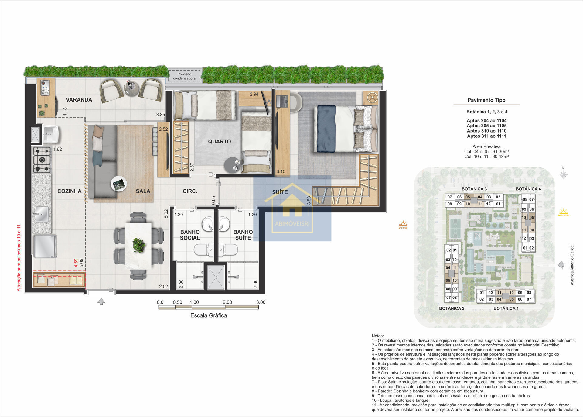 Apartamento à venda com 2 quartos, 61m² - Foto 17