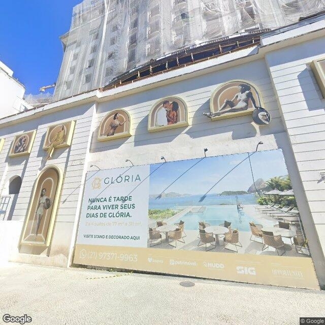 Imagem estática do "Street View" da localização