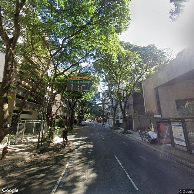 Imagem estática do "Street View" da localização