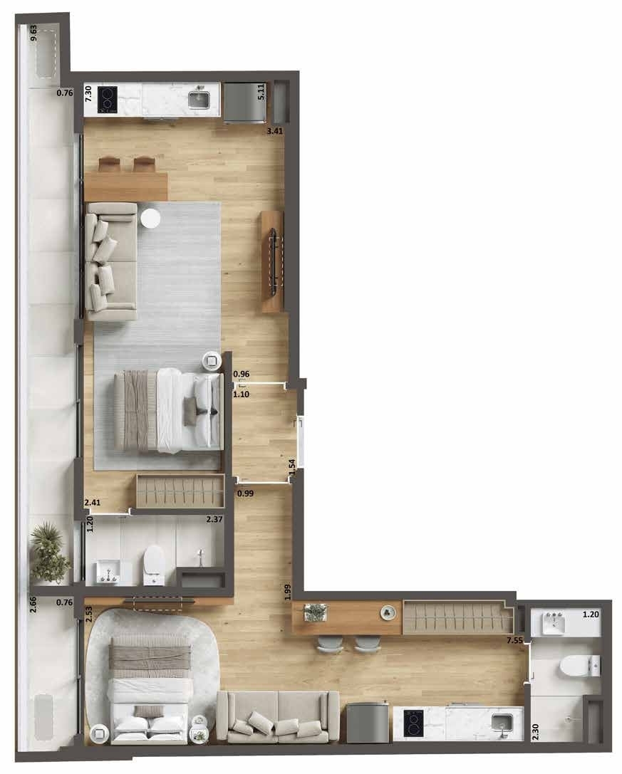 Apartamento à venda com 2 quartos, 74m² - Foto 23