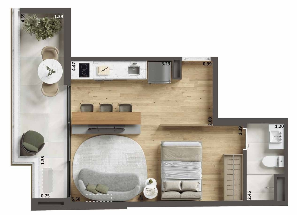 Apartamento à venda com 2 quartos, 74m² - Foto 19