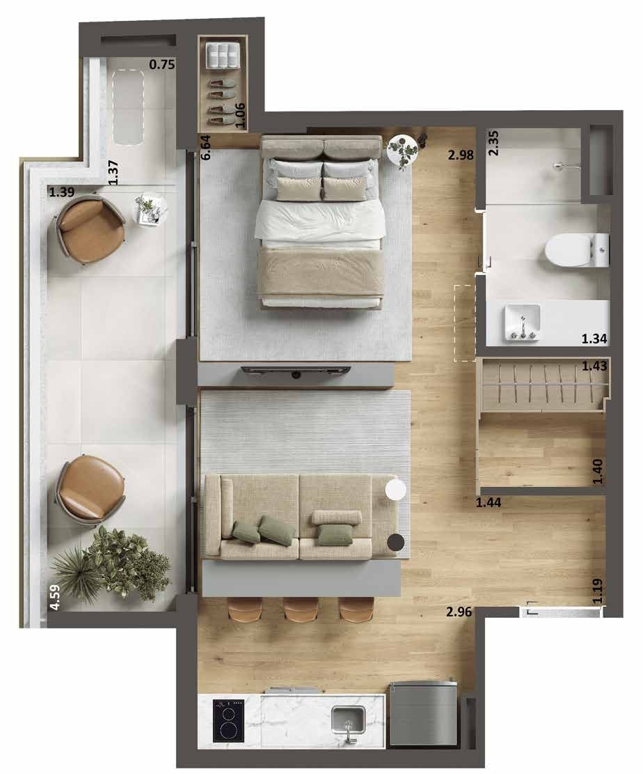 Apartamento à venda com 2 quartos, 74m² - Foto 20