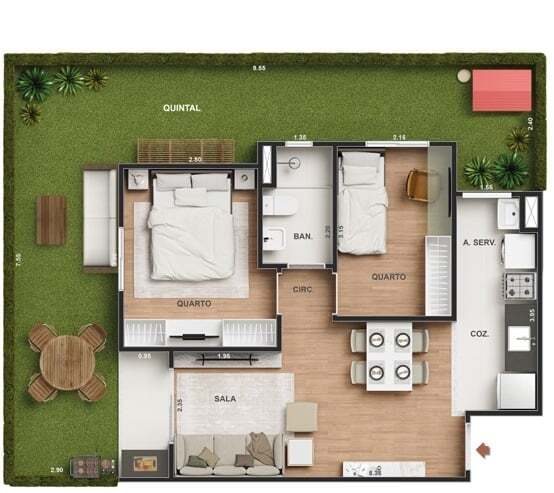 Apartamento à venda com 2 quartos, 42m² - Foto 25