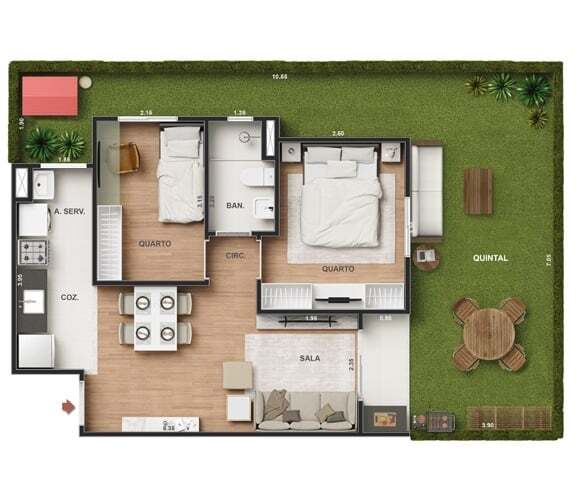 Apartamento à venda com 2 quartos, 42m² - Foto 26