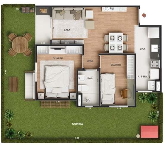 Apartamento à venda com 2 quartos, 42m² - Foto 27