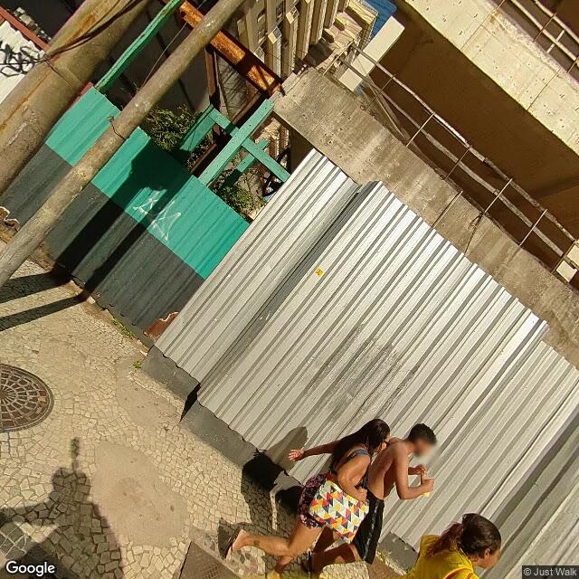 Imagem estática do "Street View" da localização