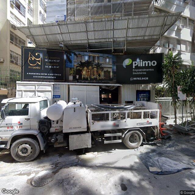 Imagem estática do "Street View" da localização