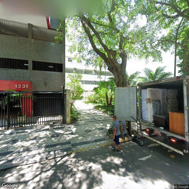 Imagem estática do "Street View" da localização