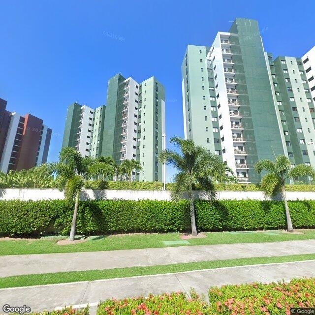 Imagem estática do "Street View" da localização