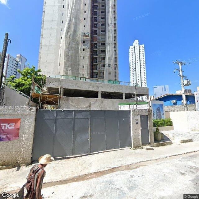 Imagem estática do "Street View" da localização