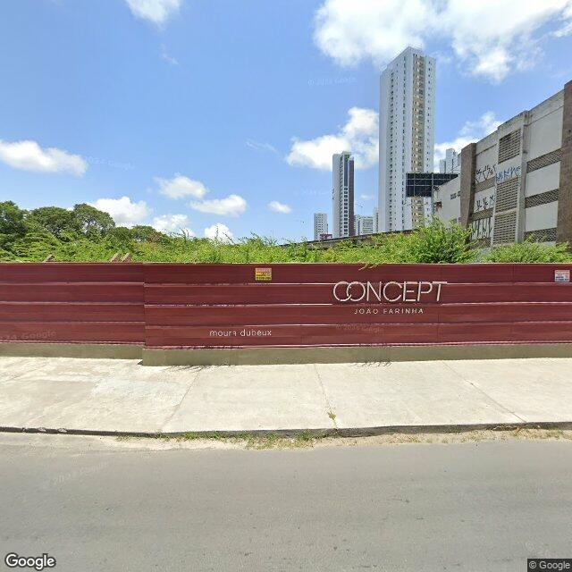 Imagem estática do "Street View" da localização