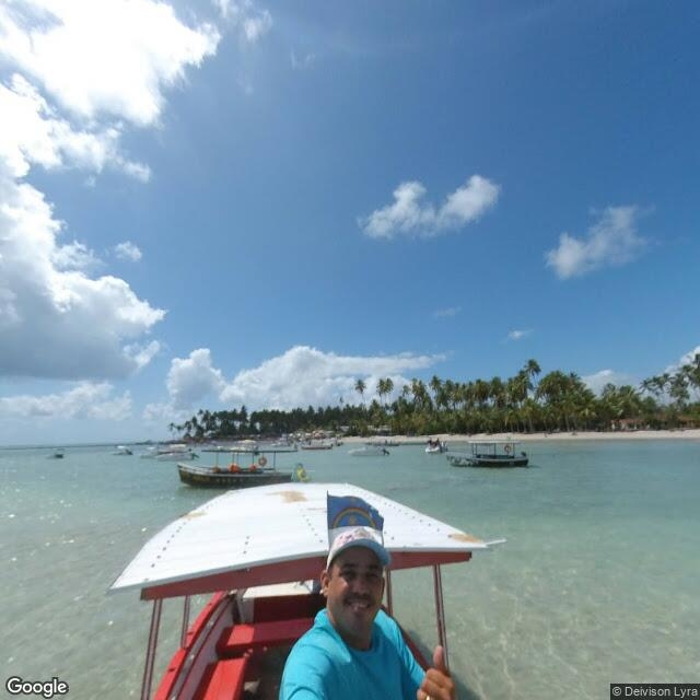 Imagem estática do "Street View" da localização