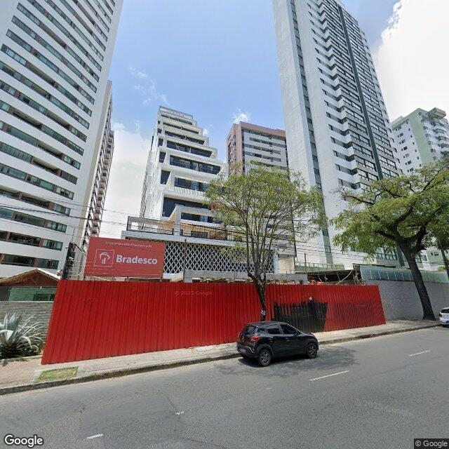 Imagem estática do "Street View" da localização