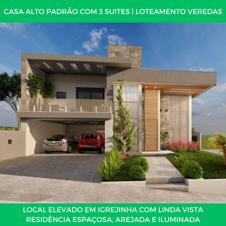 Linda casa de alto padrão com 3 suítes em Igrejinha na Serra Gaúcha