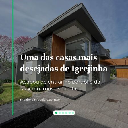 Casa de Alto Padrão 3 dormitórios em Igrejinha/RS, Serra Gaúcha, apenas 30 Km de Gramado e Canela