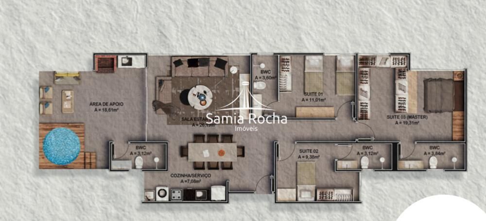 Apartamento à venda com 3 quartos, 64m² - Foto 14