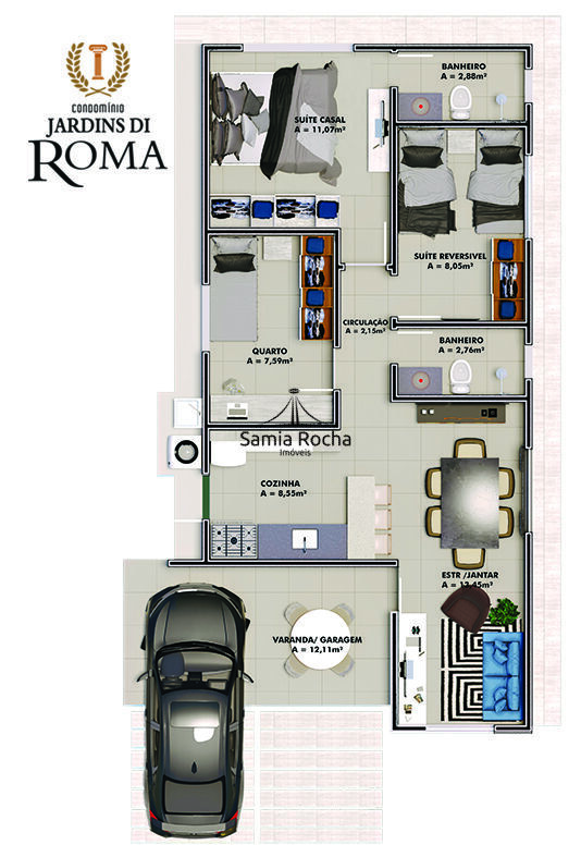 Casa de Condomínio à venda com 3 quartos, 77m² - Foto 25