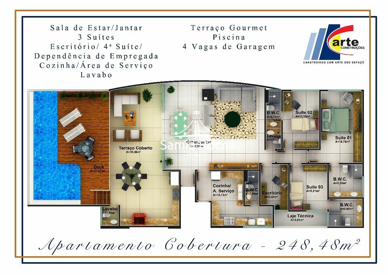 Apartamento à venda com 3 quartos - Foto 10