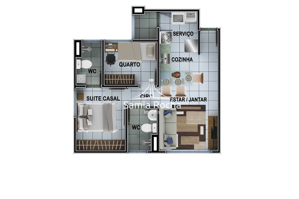 Apartamento à venda com 2 quartos, 55m² - Foto 15