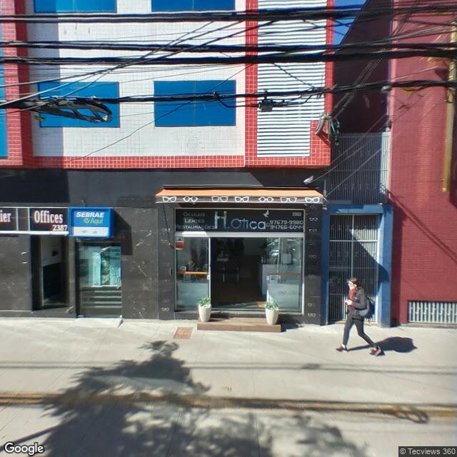 Imagem estática do "Street View" da localização
