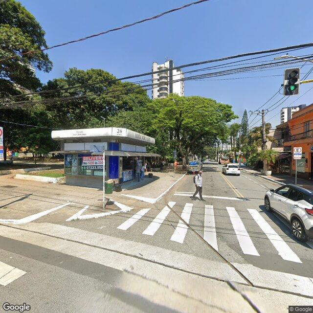 Imagem estática do "Street View" da localização