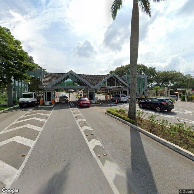 Imagem estática do "Street View" da localização