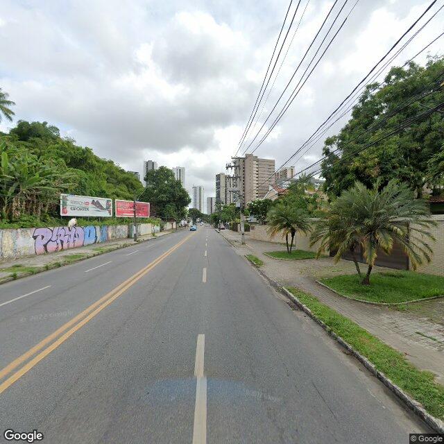 Imagem estática do "Street View" da localização