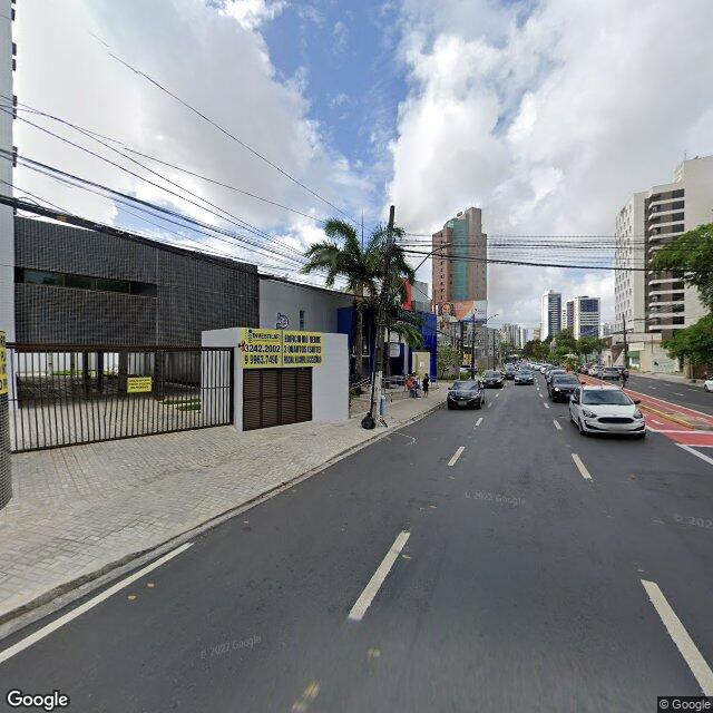 Imagem estática do "Street View" da localização