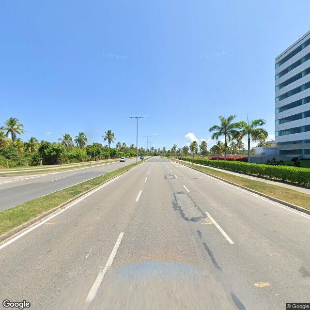 Imagem estática do "Street View" da localização