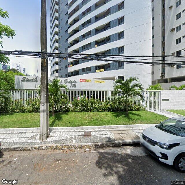 Imagem estática do "Street View" da localização