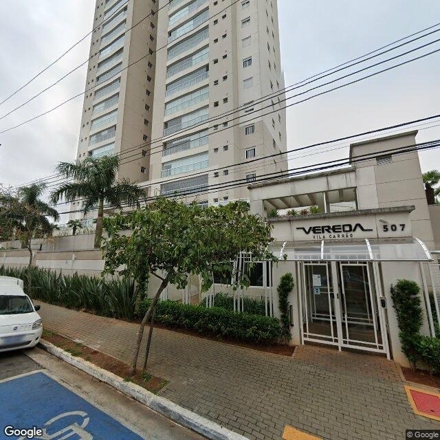 Imagem estática do "Street View" da localização