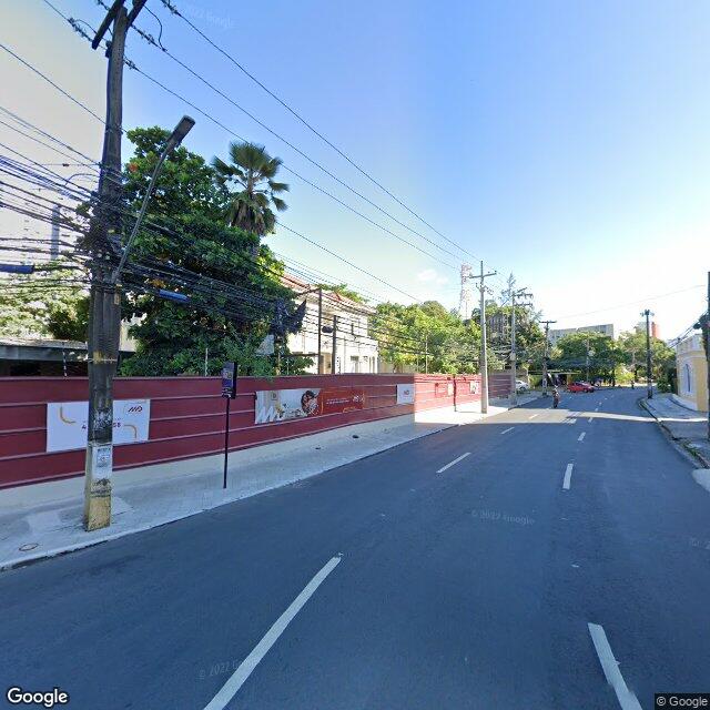 Imagem estática do "Street View" da localização