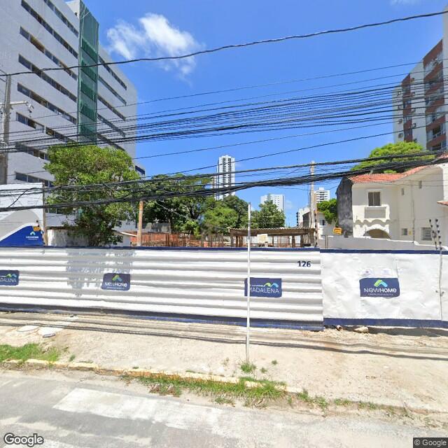 Imagem estática do "Street View" da localização