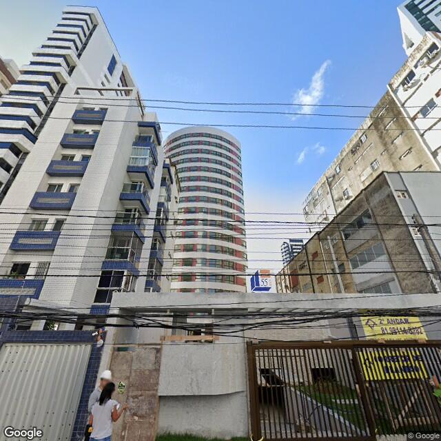 Imagem estática do "Street View" da localização